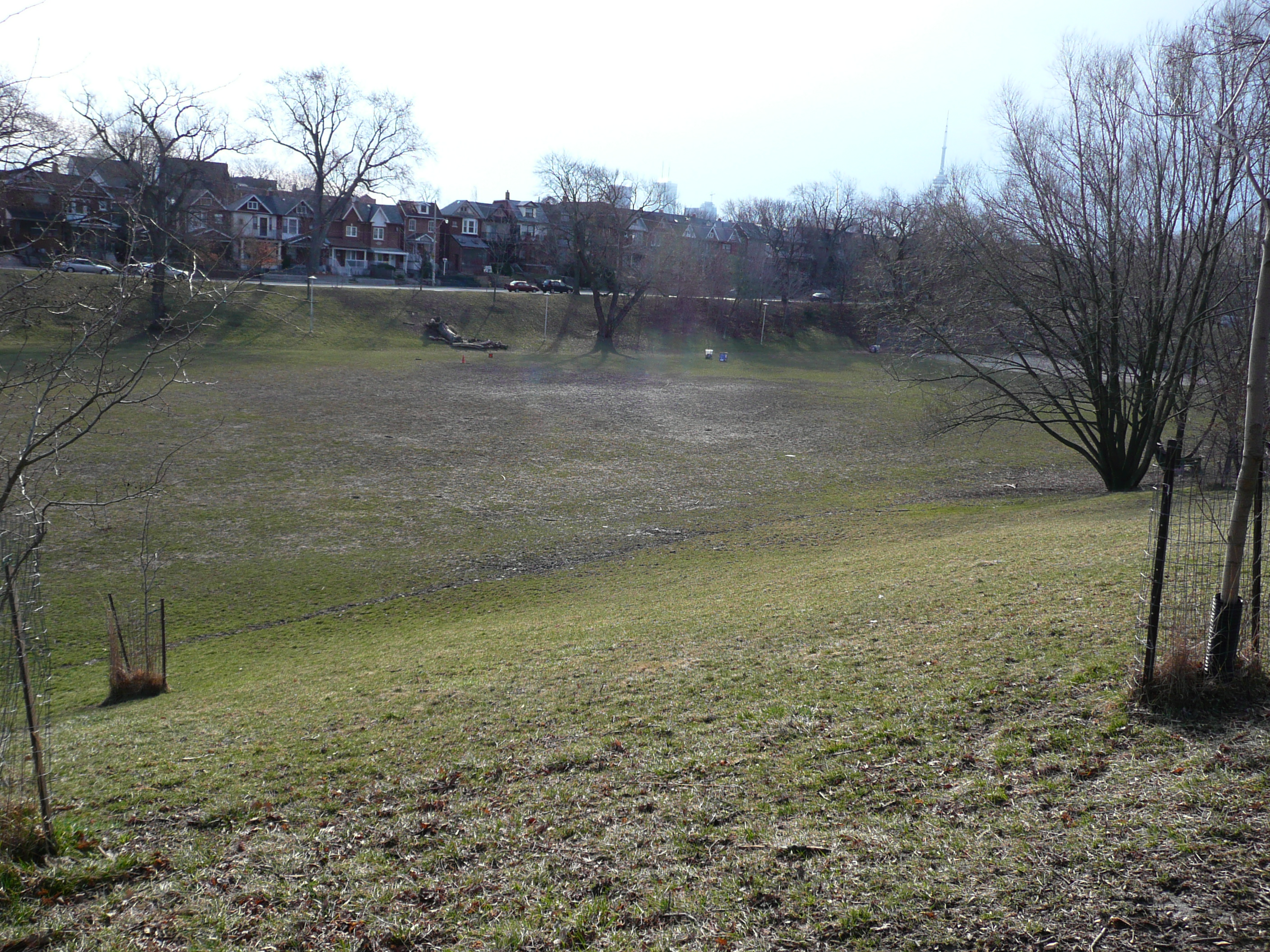 Bickford Park 2012, prior to re-sodding.